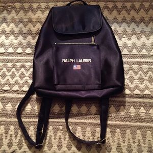 Vintage Ralph Lauren Polo Sport satin backpack